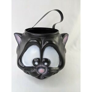Black Cat Halloween Treat Bucket Empire Industries